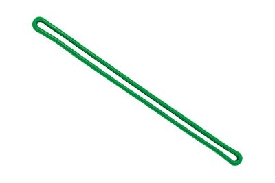 White 6" Plastic Loop Strap - 2410-2008, Qty = 100