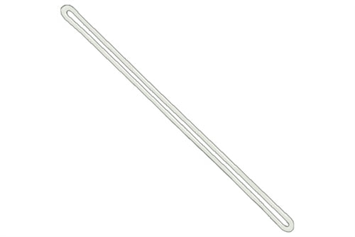 White 9" Plastic Loop Strap, Qty = 100