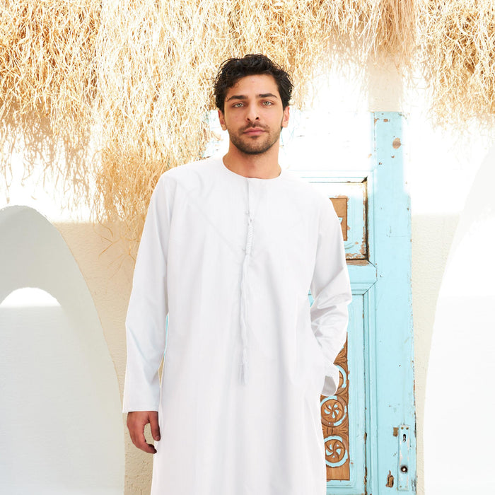 White Emirati Kandora-Men I