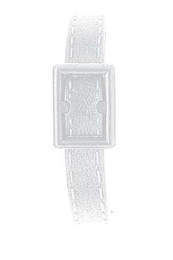 White Plastic Luggage Strap - 2430-2018, Qty = 500