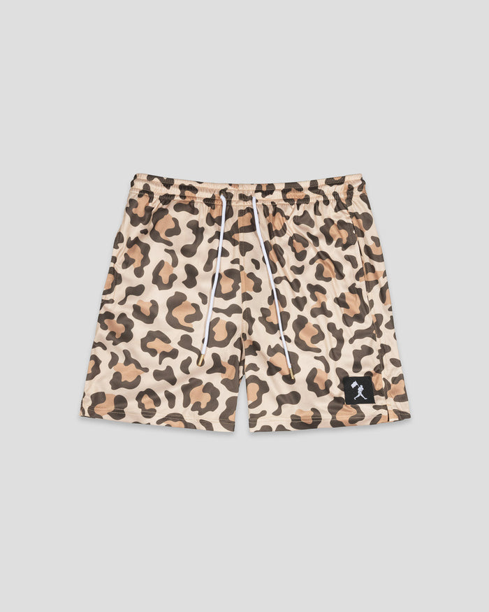 Wild Pitch Diamond Air Mesh Shorts (Leopard) - Youth