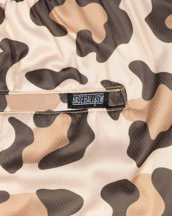Wild Pitch Diamond Air Mesh Shorts (Leopard) - Youth