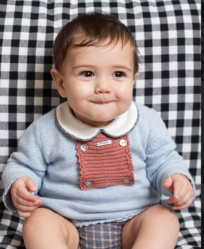 Wilson Boy Half-Knitted Set