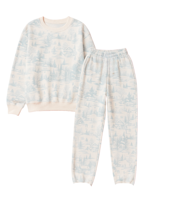 Winter Wonderland Toile Lounge Set