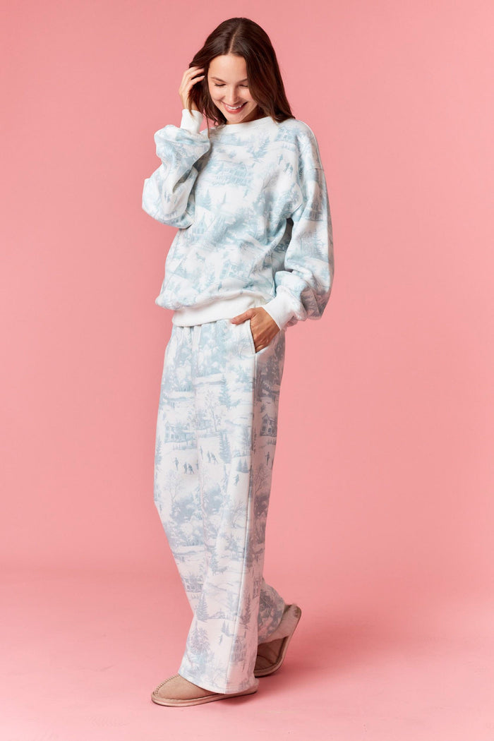 Winter Wonderland Toile Lounge Set