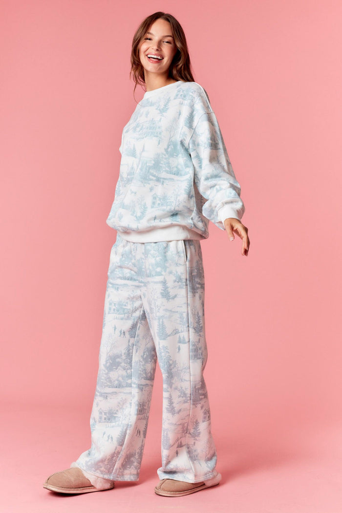 Winter Wonderland Toile Lounge Set