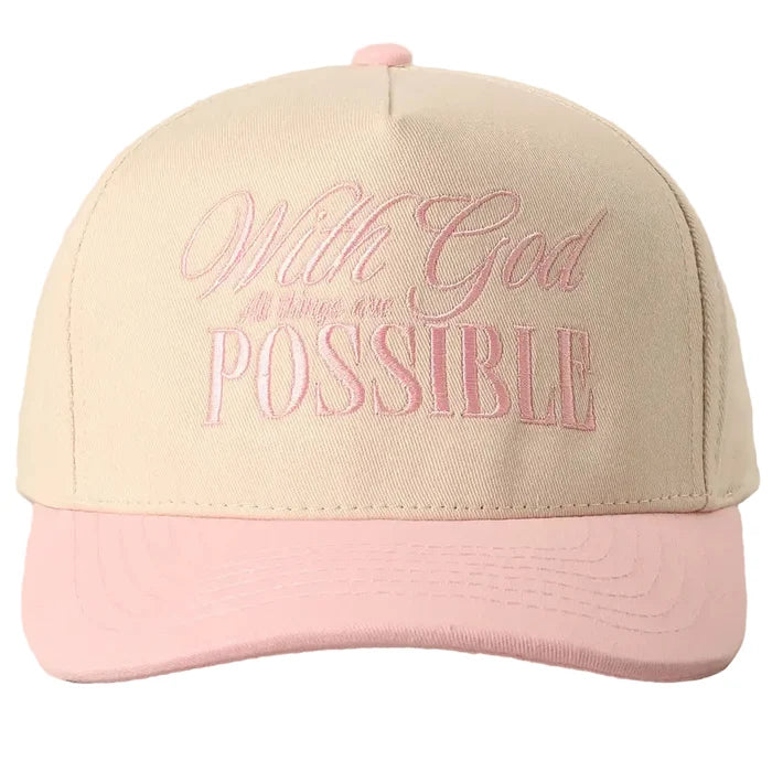 "With God..." Trucker Hat