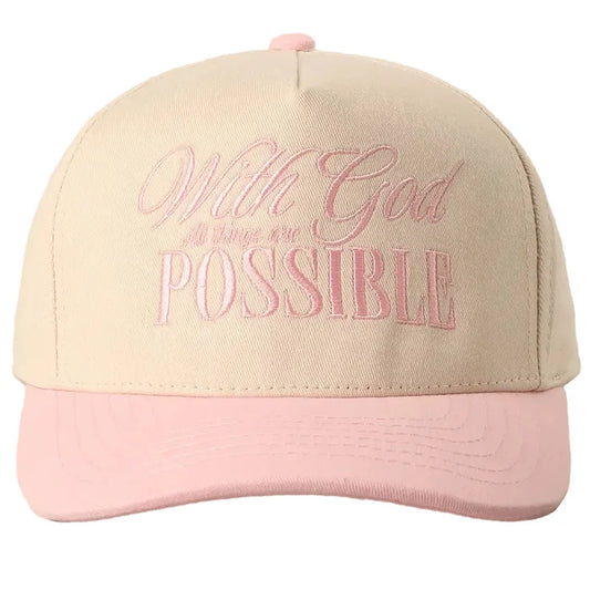 "With God..." Trucker Hat