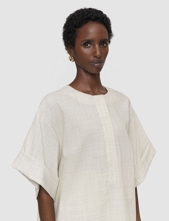 White Yani Light Wool Blouse - Joseph