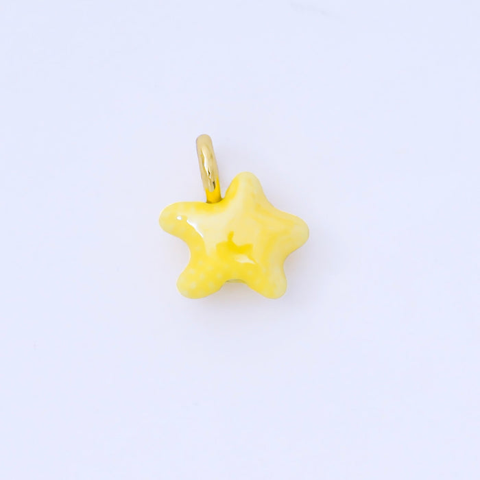 Yellow Star Charm