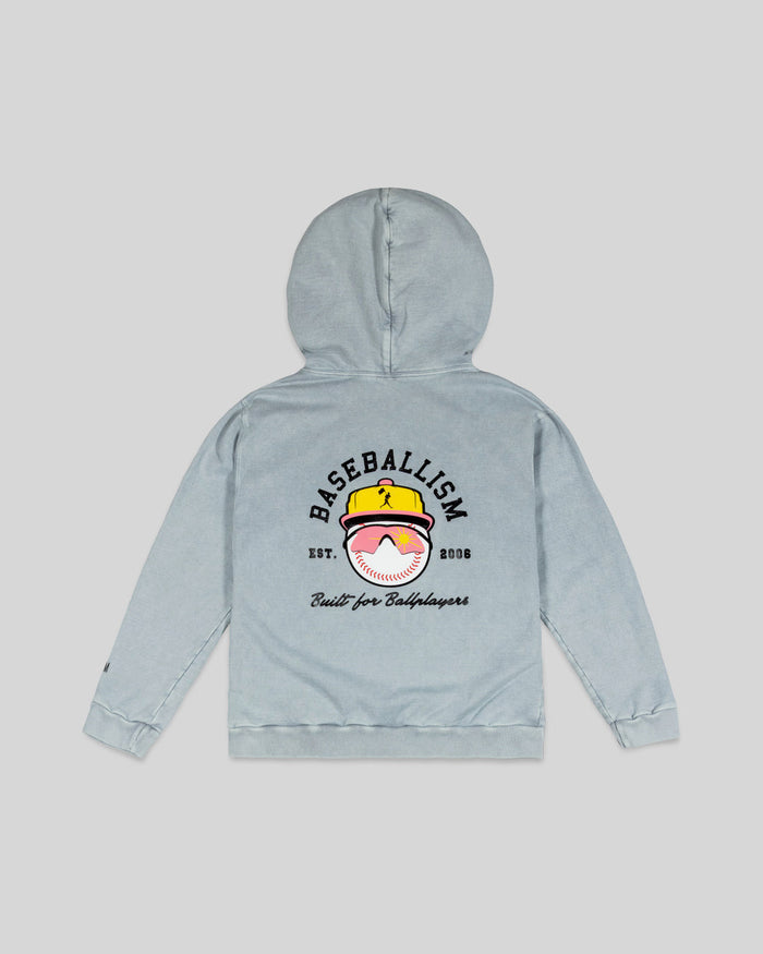 Yuvi Happy Place Hoodie (Grey) - Youth