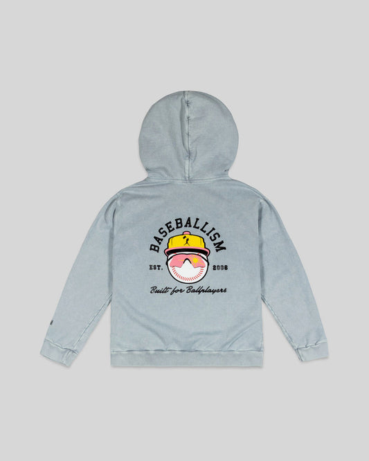 Yuvi Happy Place Hoodie (Grey) - Youth