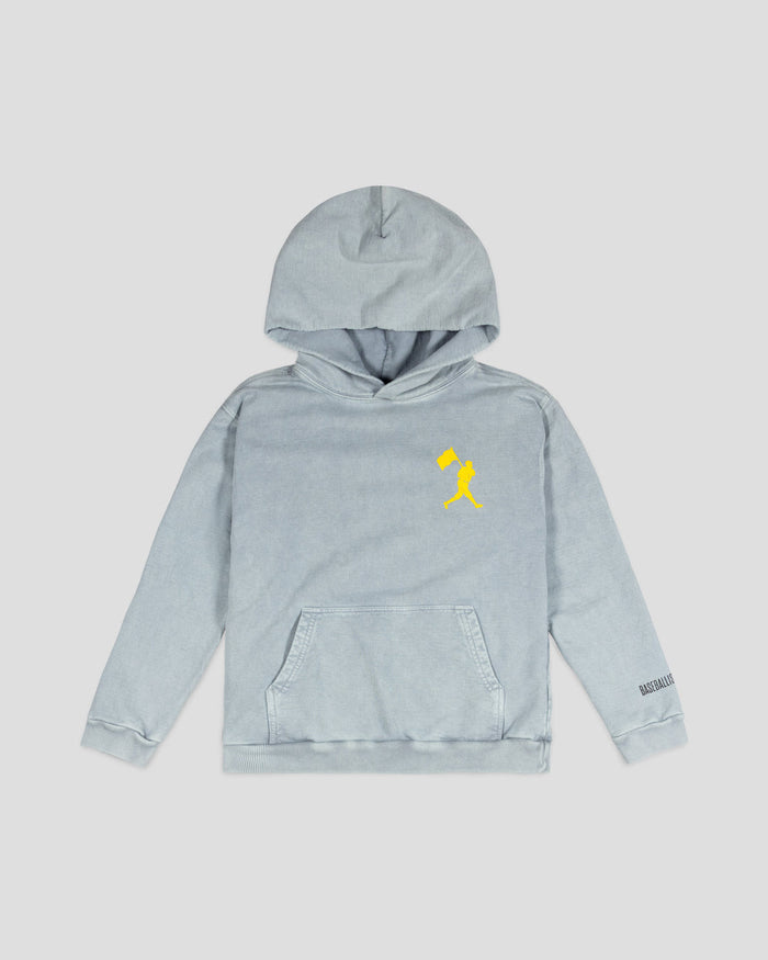 Yuvi Happy Place Hoodie (Grey) - Youth