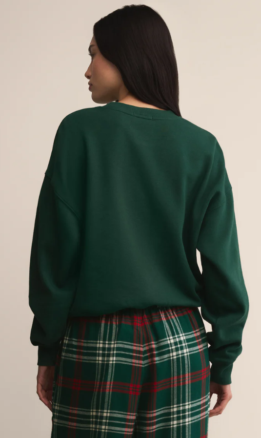 Z Supply Festive Holiday Sweatshirt