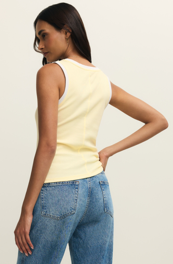 Z Supply Sirena Colorblocked Rib Tank