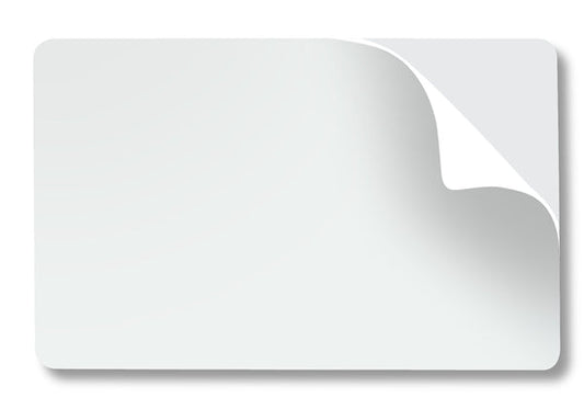 Zebra 10 mil Adhesive Back PVC Cards - ZCD-104523-010