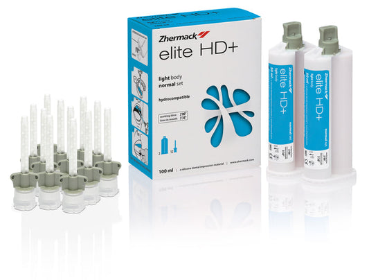Zhermack Elite HD + Light Body (Base and Catalyst) , Normal Set 100 ml